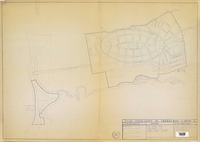Plano urbano ciudad de Lonquimay IX Región [material cartográfico] : Dibujo José Luis Riquelme.