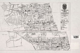 Plano base comunal Urbano  [material cartográfico] I. Municipalidad de Pudahuel Dirección de Obras Municipales Departamento de Informaciones Geográficas.