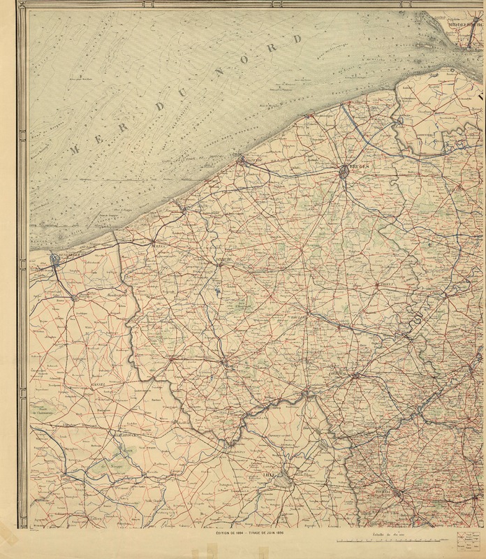 Carte de la Belgique  [material cartográfico]