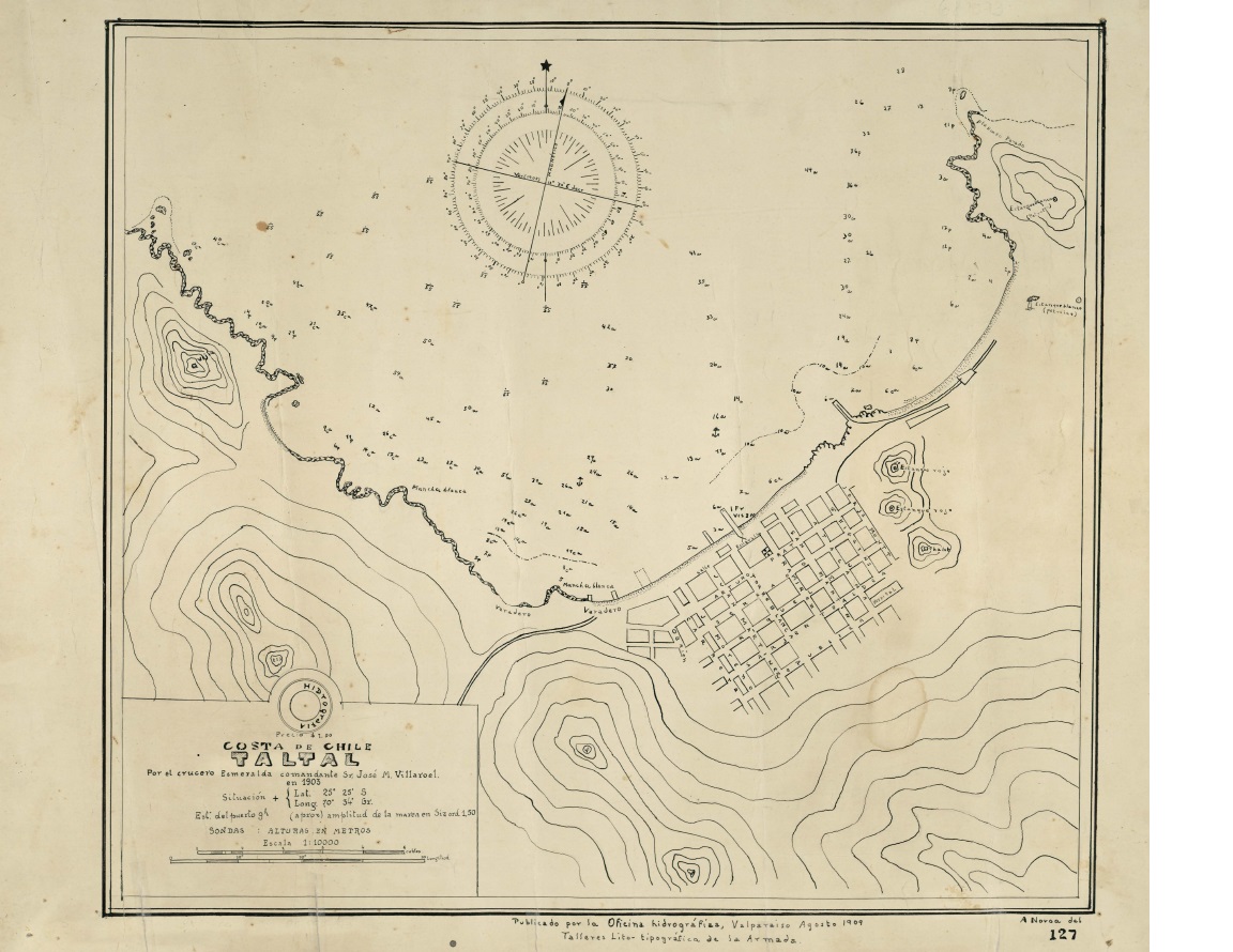 Costa de Chile Taltal 127 [material cartográfico] : publicado por la Oficina Hidrográfica ; [grabado por] A. Novoa del.