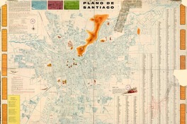 Plano de Santiago guía de turismo. [material cartográfico]: