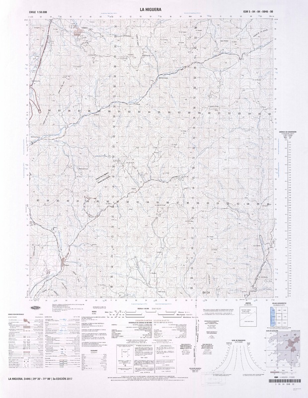 La Higuera  [material cartográfico] Instituto Geográfico Militar.