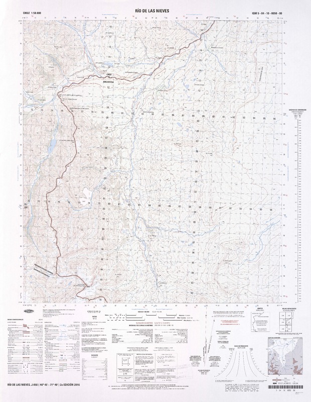 Río de las Nieves  [material cartográfico] Instituto Geográfico Militar.