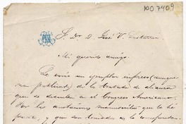 [Carta 18] 65 Feb[rer] o 18, [a] Sr. D. José V. Lastarria