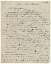 [Carta] 1848 Marzo 24, Santiago [a] Benigna Ortúzar