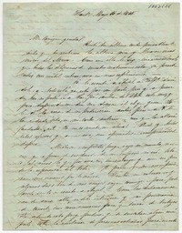 [Carta] 1848 Mayo 16, Santiago [a] Benigna Ortúzar
