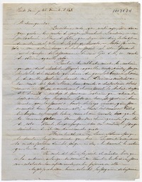 [Carta] 1849 Diciembre 16, Santiago [a] Benigna Ortúzar de Covarrubias