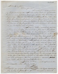 [Carta] [1852] Julio 10, Santiago, de [a] Benigna Ortúzar de Covarrubias.