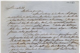 [Carta] [1852?], [Santiago?] Sra. Da. Benigna Ortúzar de Covarrúbias