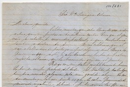 [Carta] 1852 Mayo 29, [Santiago] Sra. Da. Benigna Ortúzar de Covarrúbias