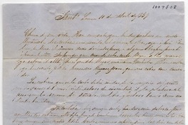 [Carta] 1854 Abril 10 Lunes, Sant[iag]o Sra. Da. Benigna Ortuzar de Covarrúbias