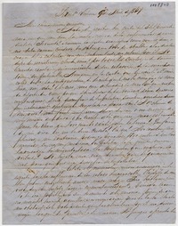 [Carta] 1854 Abril 7 Viernes, Sant[iag]o Sra. Da. Benigna Ortuzar de Covarrúbias