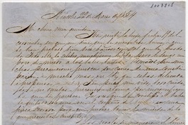 [Carta] 1854 Marzo 22 Miércoles, [Santiago] Sra. Da. Benigna Ortuzar de Covarrúbias