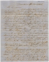 [Carta] 1854 Marzo 18 Sábado, Sant[iag]o Sra. Da. Benigna Ortuzar de Covarrúbias