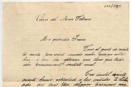 [Carta] [1890?] Viña del Mar, [a] Irene [Lazcano E.].
