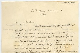 [Carta] [1892?], [Malloa?] Sra. D. Irene L. de Bernales