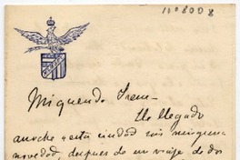 [Carta] [1904?] Marzo 28, [Buenos Aires] Mi querida Irene