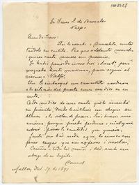 [Carta] 1891 Dic[iembre] 29, Malloa Par[a] Irene L. de Bernales Valp[araís]o
