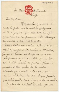 [Carta] 1891 Dic[iembre] 25, [Malloa] Para Irene L. de Bernales Valp[araís]o