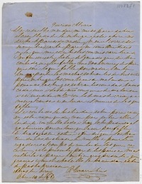 [Carta] 1863 Abril 10, [a Don Alvaro Covarrubias : 10 de abril 1863