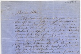 [Carta] 1861 Octubre 13 [a] Alvaro Covarrubias