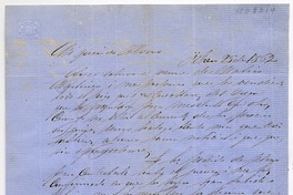 [Carta] 1862 Febrero 25, [a] Alvaro Covarrubias
