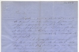 [Carta] 1862 Octubre 23, [a] Alvaro Covarrubias