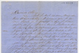 [Carta] 1861 Octubre 8, [a] Alvaro Covarrubias