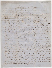 [Carta] 1852 Julio 5, Santiago [a] Benigna Ortúzar de Covarrubias