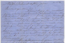 [Carta] 1864 Febrero 4, Valparaiso [a] Benigna Ortúzar de Covarrubias