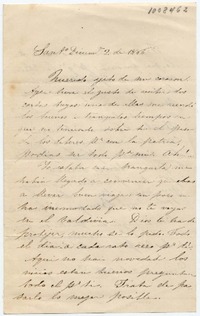 [Carta] 1866 Diciem[bre] 2, Sant[iag]o [para Alvaro Covarrubias]