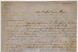 [Carta] [1855] [Abril], [Santiago] [para] Sor D. Antonio García Reyes