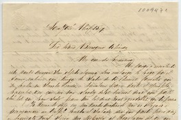 [Carta] [1854?] Abril 15, San José [para] Sra. Doña Benigna O. de Covarrubias