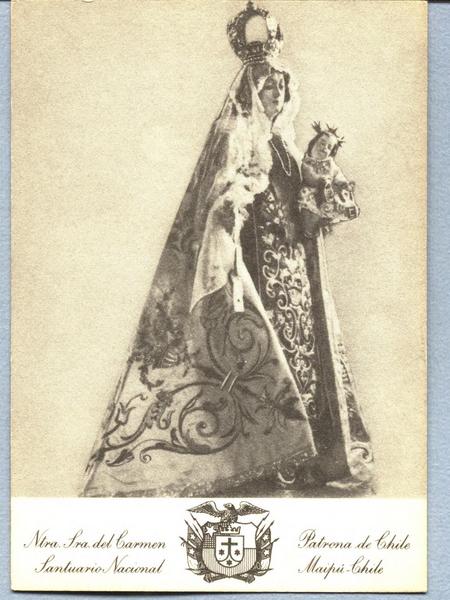 Ntra. Sra. del Carmen, patrona de Chile Santuario Nacional Maipú - Chile.