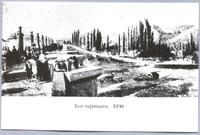 [Vista de los Tajamares del Río Mapocho, 1800]