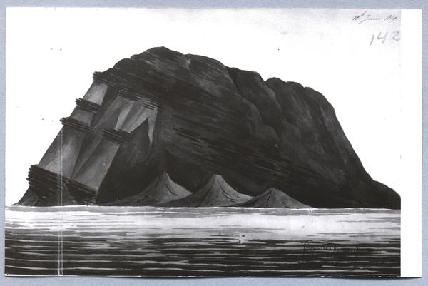 [La nave Racoon saliendo del Cabo de Hornos, 3 de diciembre 1814]