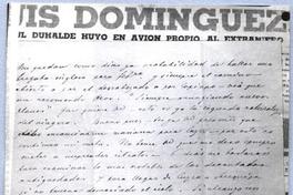 Carta manuscrita de Rugendas
