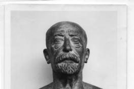 [José Toribio Medina] busto realizado por Leonardo Lima.