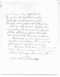 [Manuscrito, fechado en Talca , febrero 20 de 1860]