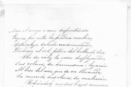 [Manuscrito, fechado en Talca , febrero 20 de 1860]