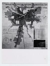 Zonas de Isovaloración Comercial en Terrenos Urbanos, 1948