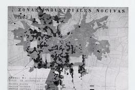 Zonas industriales nocivas: Número de habitantes en zonas de industrias nocivas, Santiago 1932