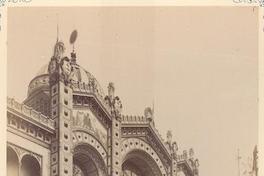 [Album de la Exposición Universal de París de 1889 : Puerta de entrada al pabellón de Argentina, diseñado por el arquitecto francés Albert Ballú]