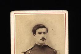 [Ricardo Moling, Capitán de Torpederas, muerto en la batalla de Tacna, Perú el 25 de Mayo de 1880. Retrato de medio cuerpo con uniforme]