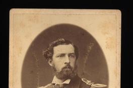[Manuel Joaquín Orella Echánez, Teniente, Segundo Comandante de la Corbeta "Covadonga", retrato de medio cuerpo con uniforme]