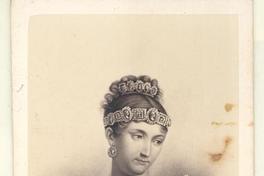[Paulina Bonaparte, hermana menor de Napoleón. Retrato de medio cuerpo]