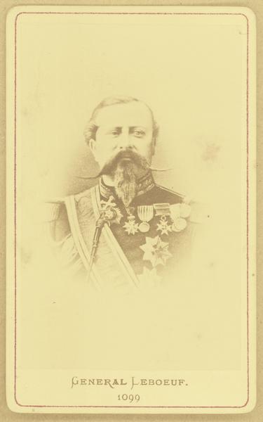 [General Edmond Le Boeuf, retrato de medio cuerpo con uniforme]