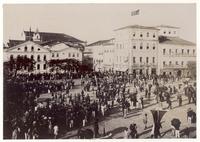 [Entrada de 16° Batallón en la Plaza de Conselho, Salvador de Bahía, 23 de julio de 1902]