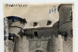 [Castillo de Simancas, vista del pórtico del Archivo General de Simancas, Valladolid, España]