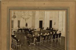 Tribunal Arbitral Cuestión de Límites entre Guatemala y Honduras : Salón de las Américas de la Unión Panamericana en la sesión inaugural, el martes 15 de diciembre de 1931